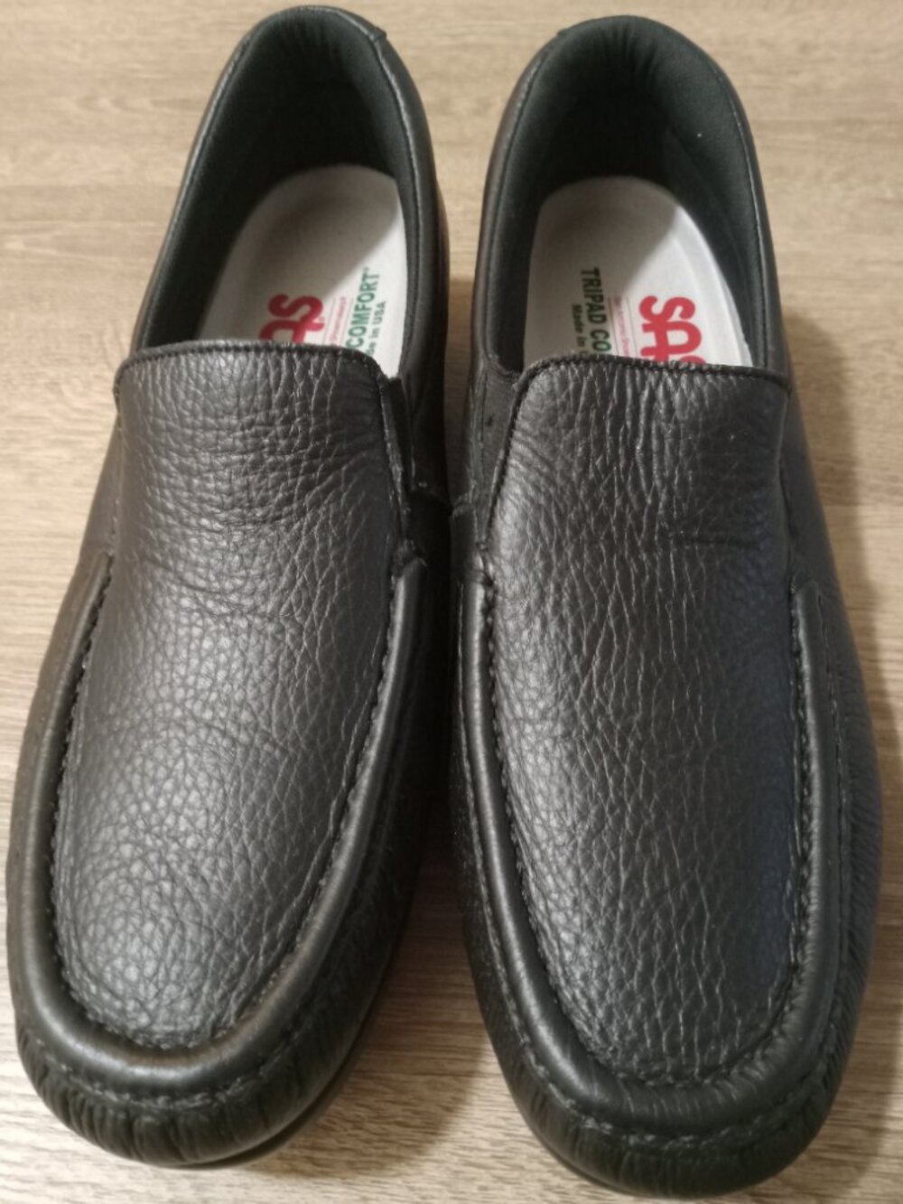 SAS New Twin Slip On Loafers Leather Tripad Comfort Soft Step F78262404 8.5